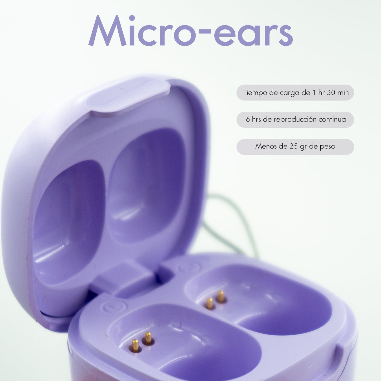 Audífonos Ultra Compactos Nano Ear Libertad Inalámbrica En Tu Bolsillo