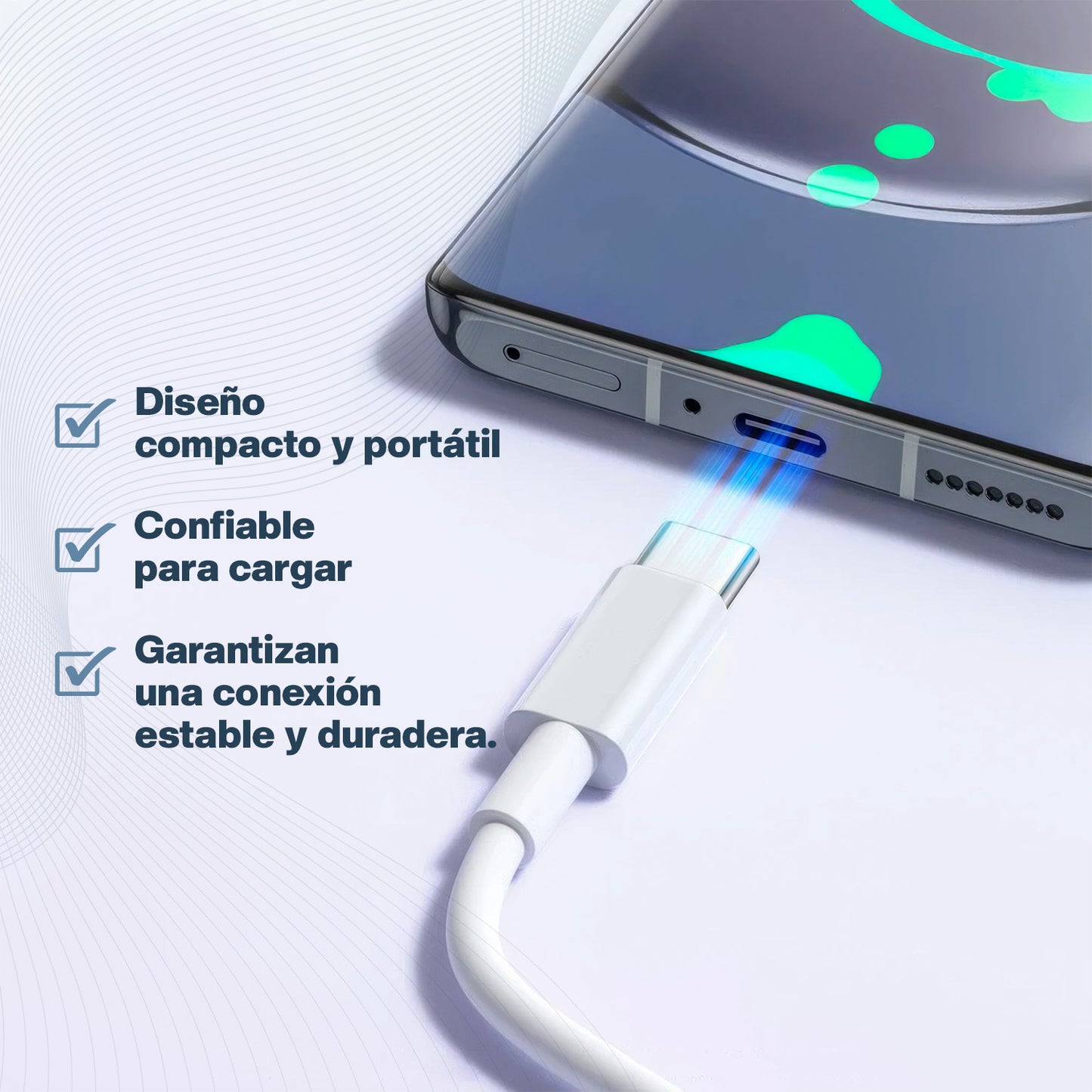 Cable De Carga USB-C a Lightning