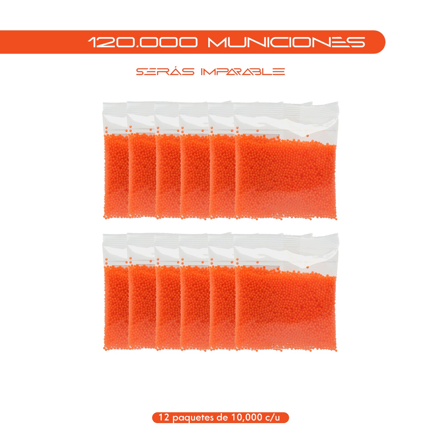 120000 Hidrogel Bolas Orbeez 7-8mm Municiones Pistolas