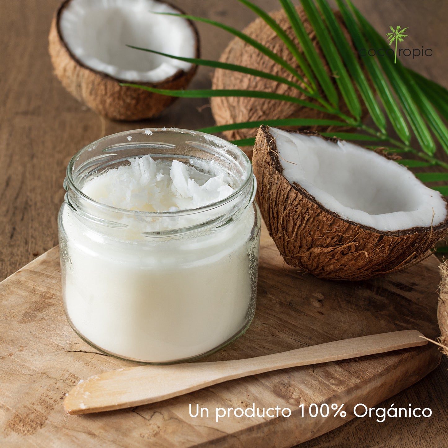 Aceite De Coco Orgánico Extra Virgen 1 Litro