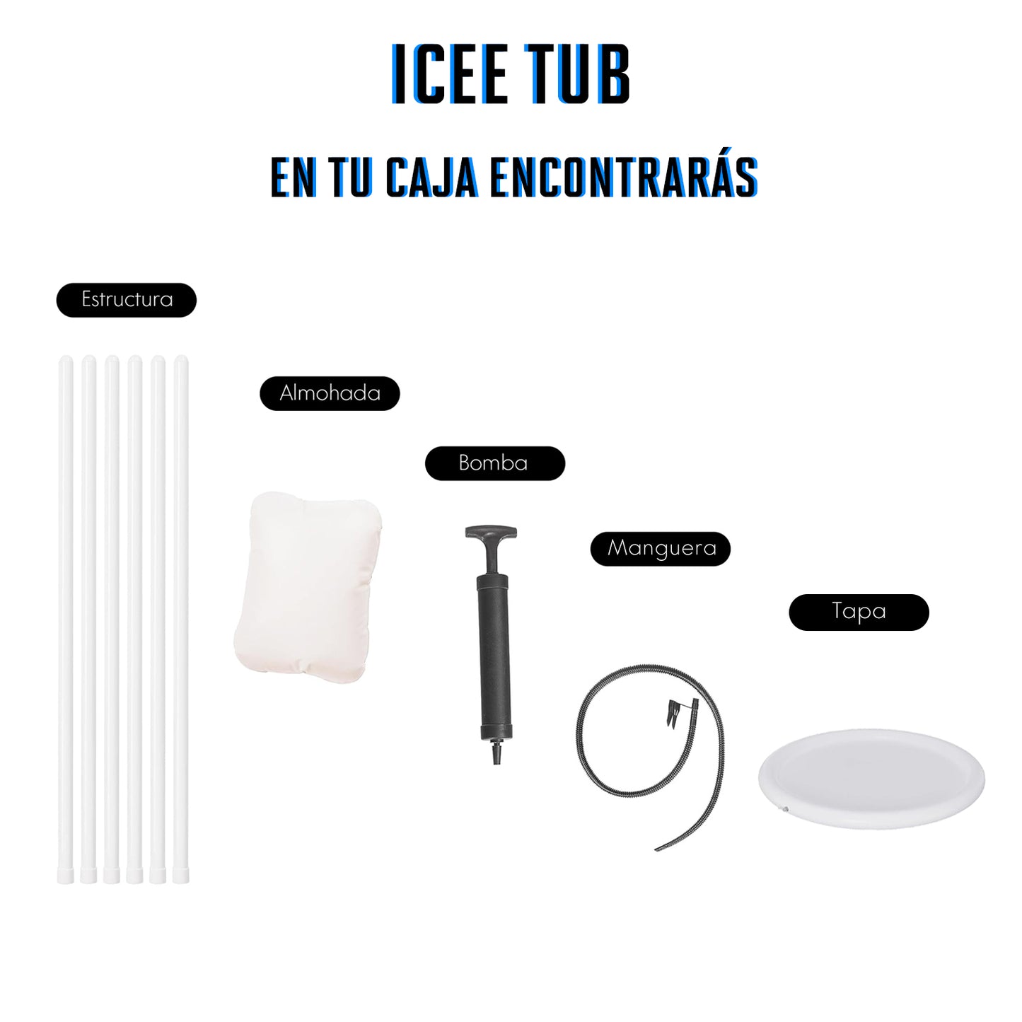 Tina Portátil Para Adultos Baño de Hielo Para Entrenamiento De Terapia de Agua Fría