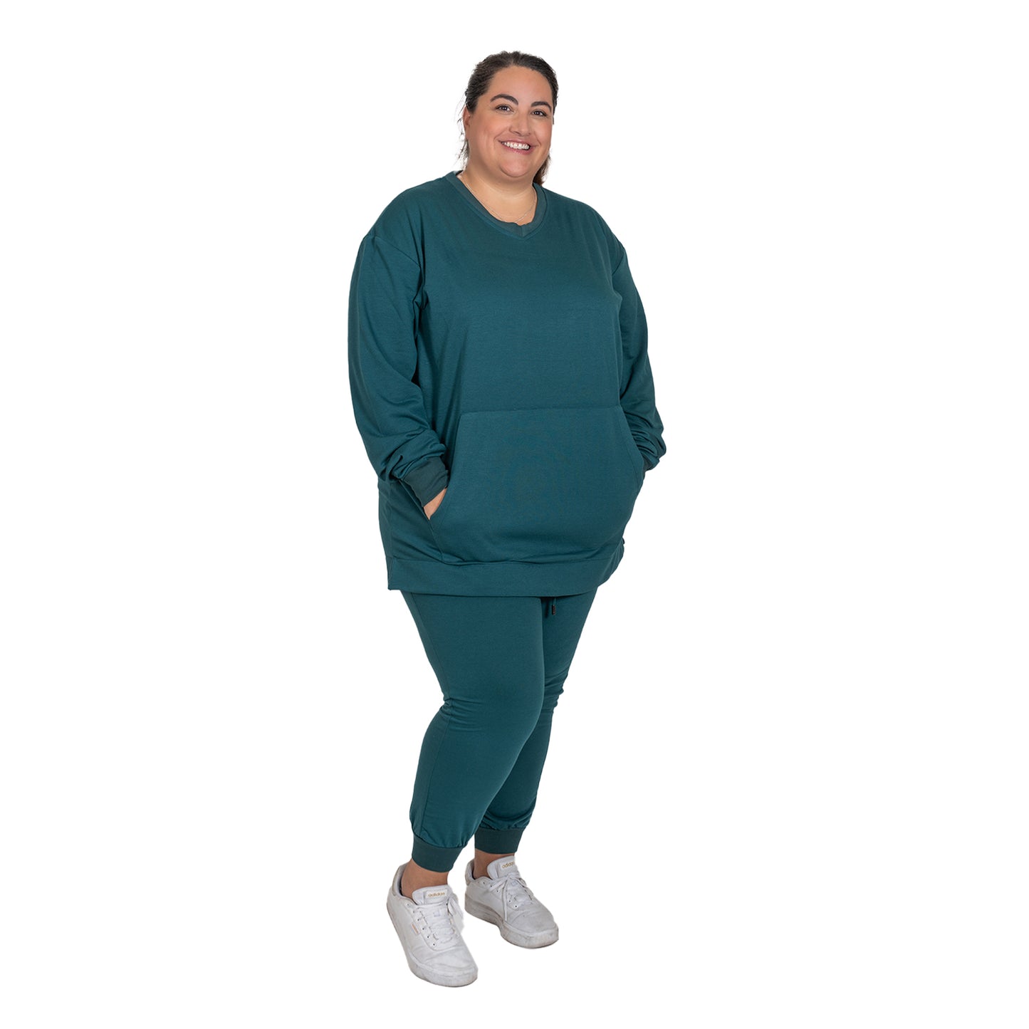 Conjunto Verde de Pantalón y Sudadera LOVE MY FIT