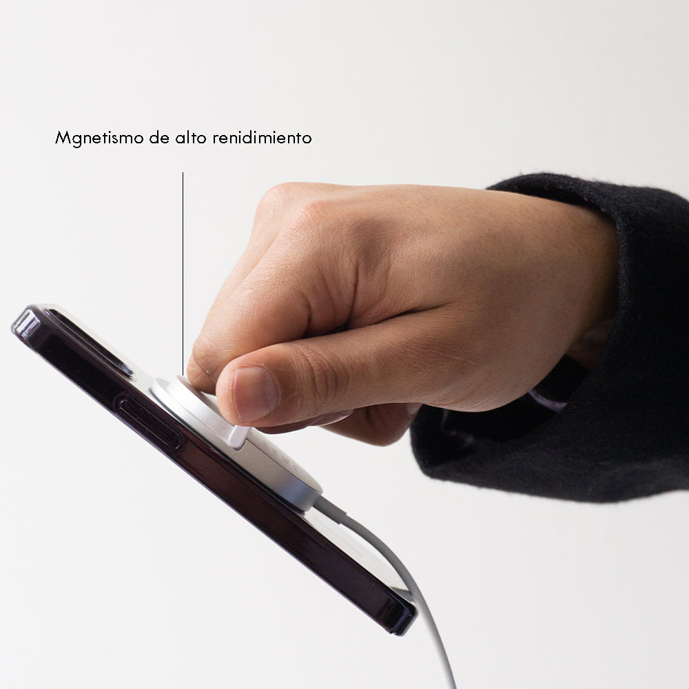Cargador Micro Magsafe Para iPhone Y Celular Con Carga Inalámbrica Connekt - FRUTILUPI SHOP