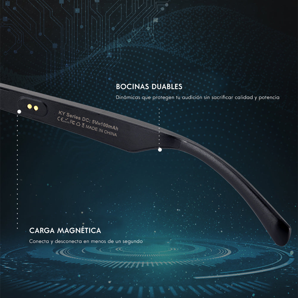 Lentes De Sol Bluetooth Manos Libres Audífonos Inalámbricos - FRUTILUPI SHOP