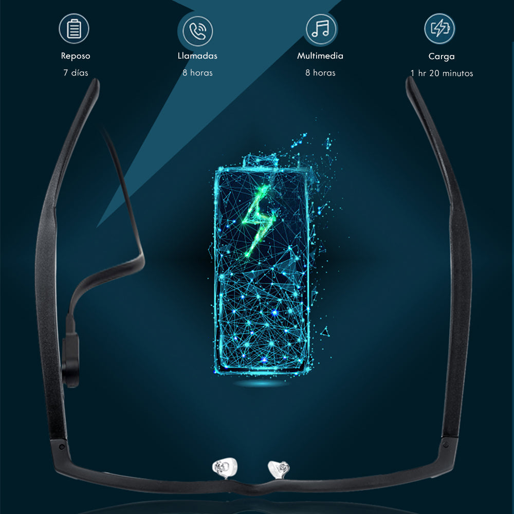Lentes De Sol Bluetooth Manos Libres Audífonos Inalámbricos - FRUTILUPI SHOP