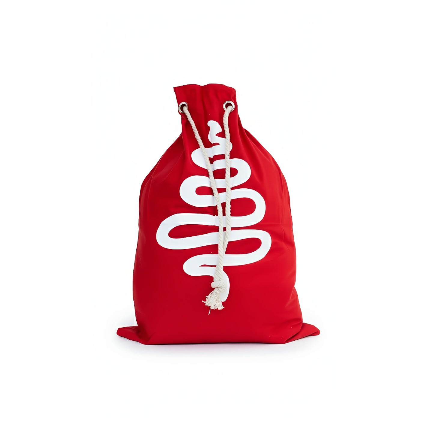 Bolsa Navideña Costal Para Regalos Amplia 70×50 cm Costal de Tela Reutilizable para Envolver Regalos Navideños