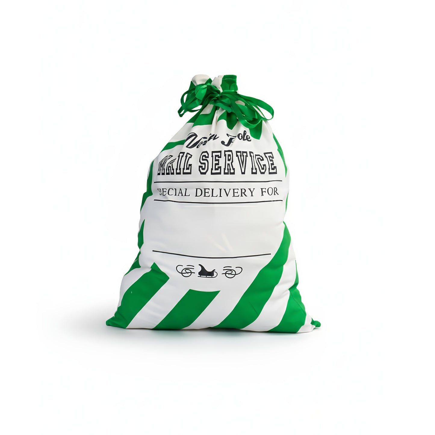 Bolsa Navideña Costal Para Regalos Amplia 70×50 cm Costal de Tela Reutilizable para Envolver Regalos Navideños