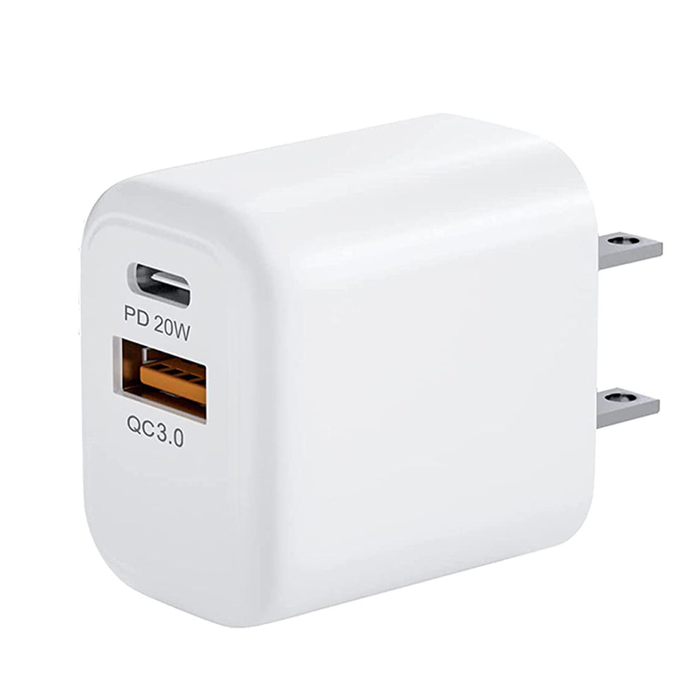 Cargador Rápido De Pared Dual Tipo C (20W) y USB 3.0 (15W) – FRUTILUPI SHOP
