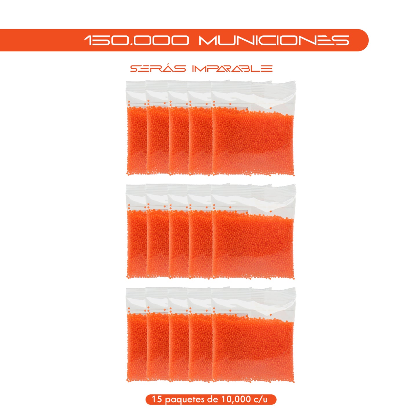 150000 Hidrogel Bolas Orbeez 7-8mm Municiones Pistolas