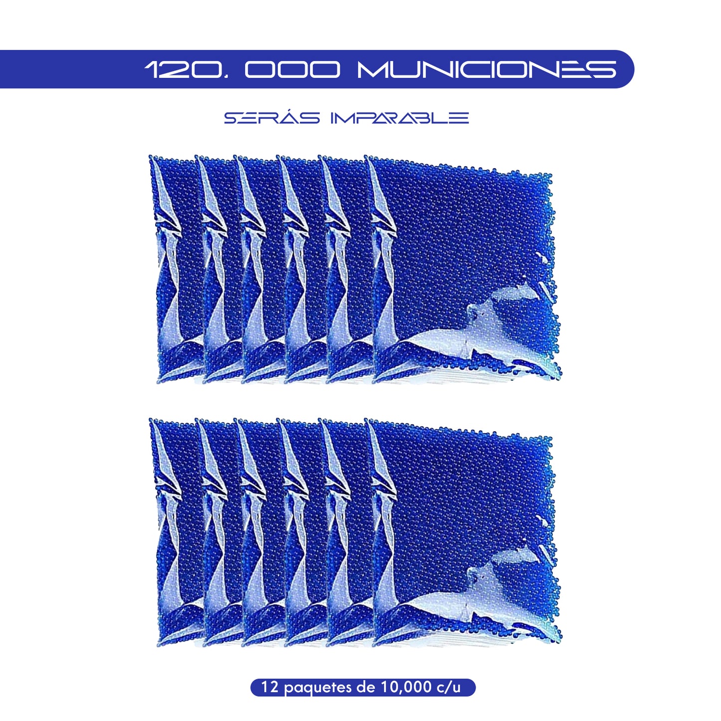 120000 Hidrogel Bolas Orbeez 7-8mm Municiones Pistolas