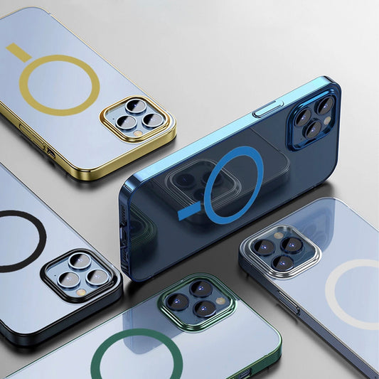 Funda Magsafe Para iPhone 11 Pro / 11 Pro Max / 12 Mini / 12 Pro / 12 Pro Max / 13 Pro / 13 Pro Max / 14 / 14 Pro - FRUTILUPI SHOP